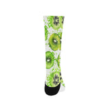 Watercolor kiwi pattern Crew Socks