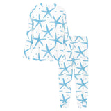 Watercolor starfish pattern Women's All Over Print Pajama Set