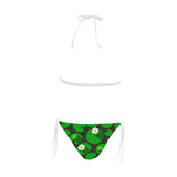 Frog waterlily pattern Sexy Bikinis Two-Piece Swimsuits