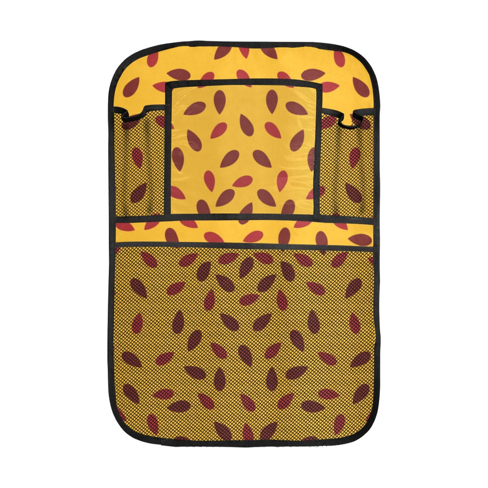 Passion fruit texture Car Seat Back Organizer
