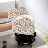 Color cute owl pattern Heat Resistant Oven Mitts