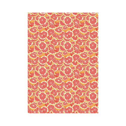 Tropical grapefruit pattern House Flag Garden Flag