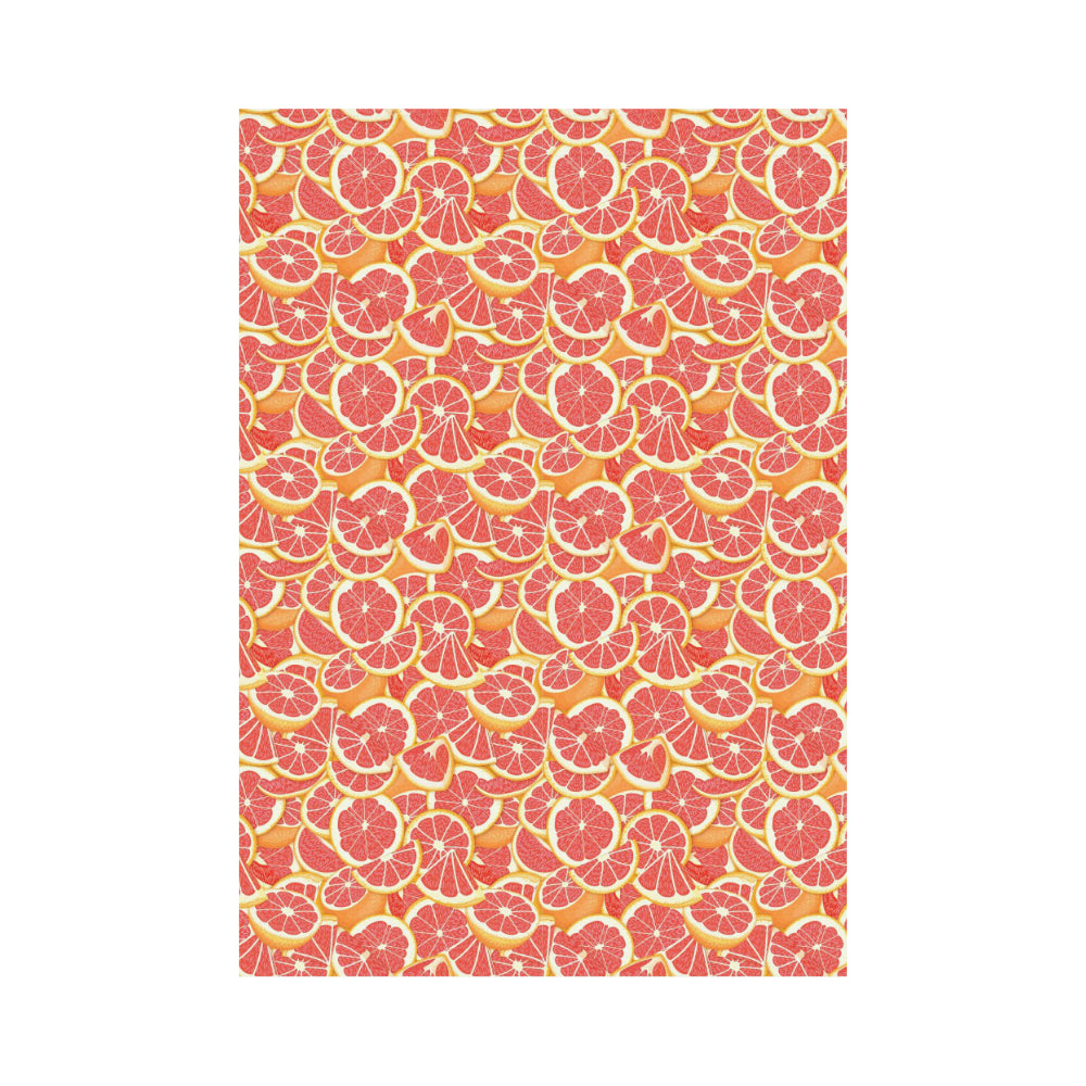 Tropical grapefruit pattern House Flag Garden Flag