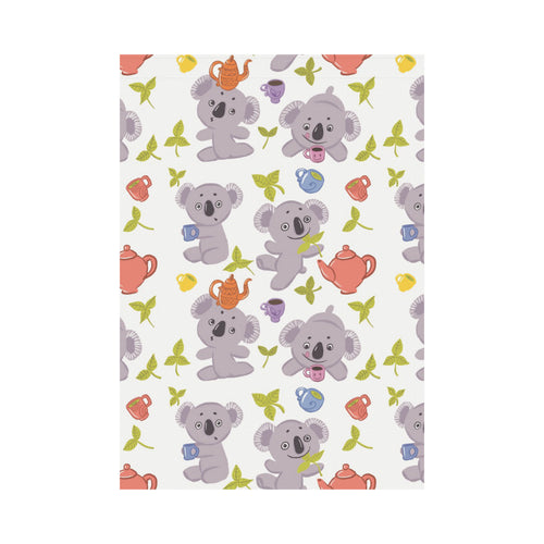 Cute koalas teapots tea House Flag Garden Flag