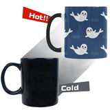 Cute white baby sea lion seal pattern Morphing Mug Heat Changing Mug