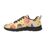 cake cupcake heart cherry pattern Men's Sneaker Shoes