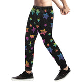 Colorful star pattern Unisex Casual Sweatpants