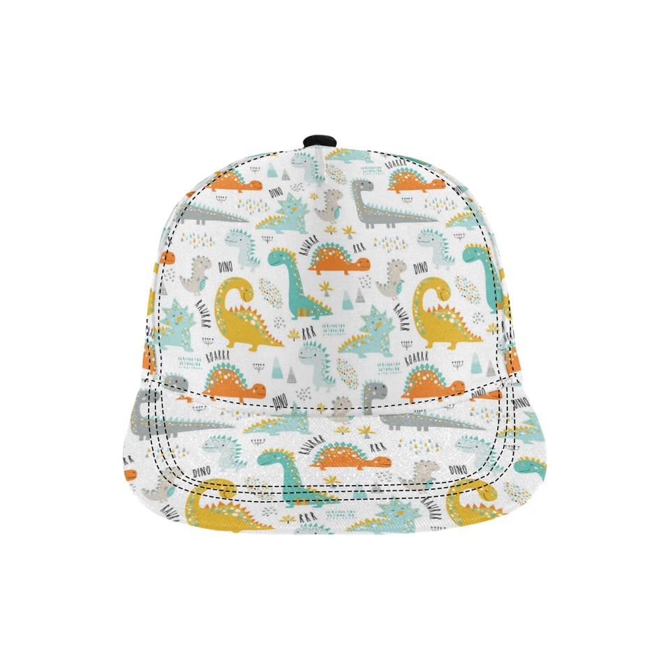 Cute funny kids dinosaurs pattern All Over Print Snapback Cap