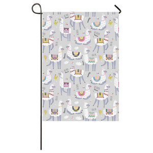 Cute Llama Alpaca pattern House Flag Garden Flag