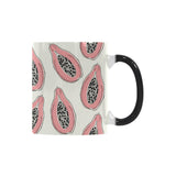 papaya pattern Morphing Mug Heat Changing Mug