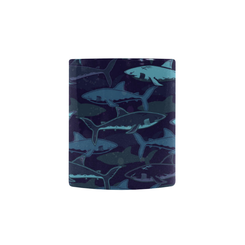 Shark pattern Morphing Mug Heat Changing Mug