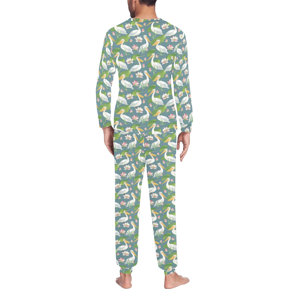 Pelican Pattern Print Design 04 Men's All Over Print Pajama