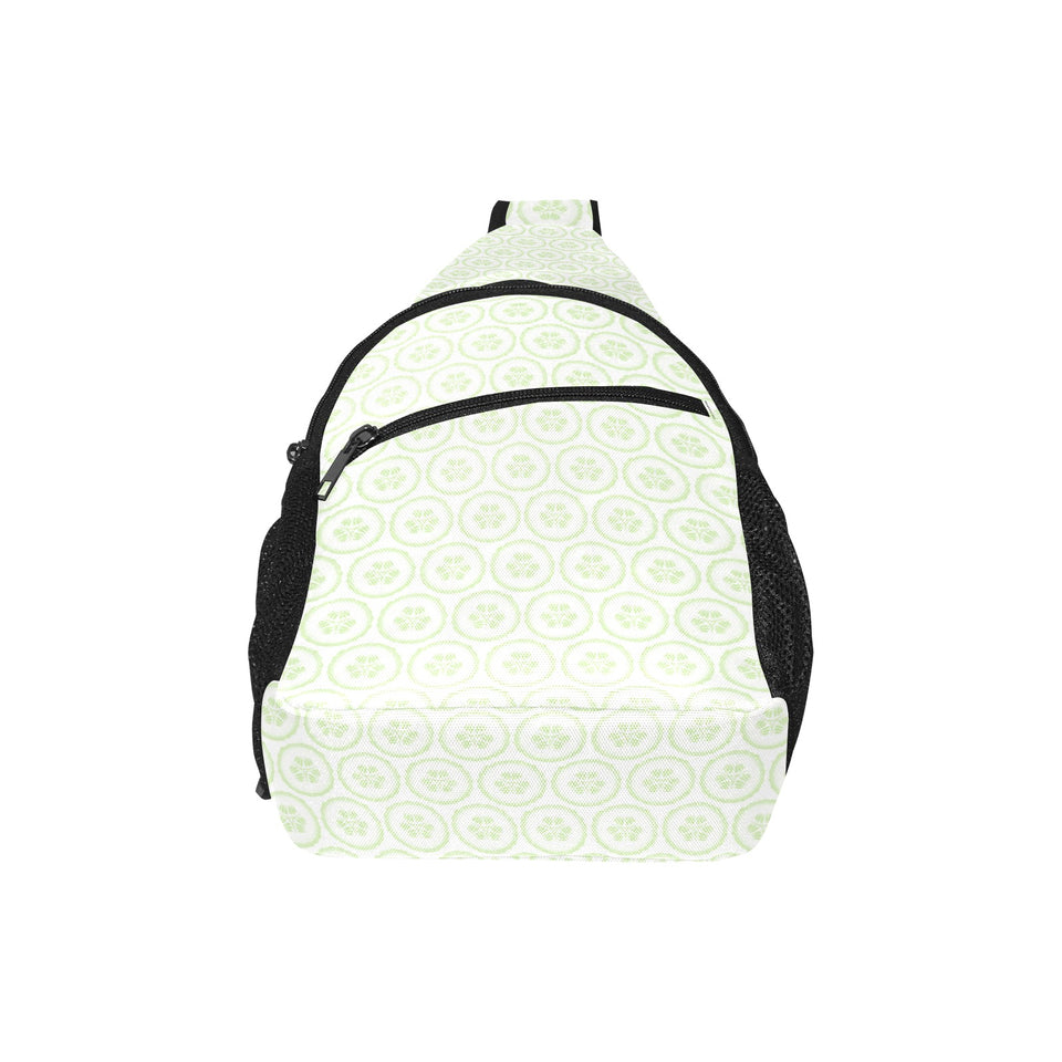 Cucumber pattern background All Over Print Chest Bag