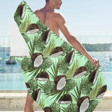 Coconut Pattern Print Design 02 Beach Towel