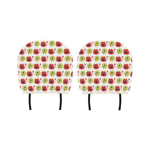 Alien Pattern Print Design 05 Car Headrest Cover