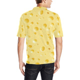 Cheese texture Men's All Over Print Polo Shirt
