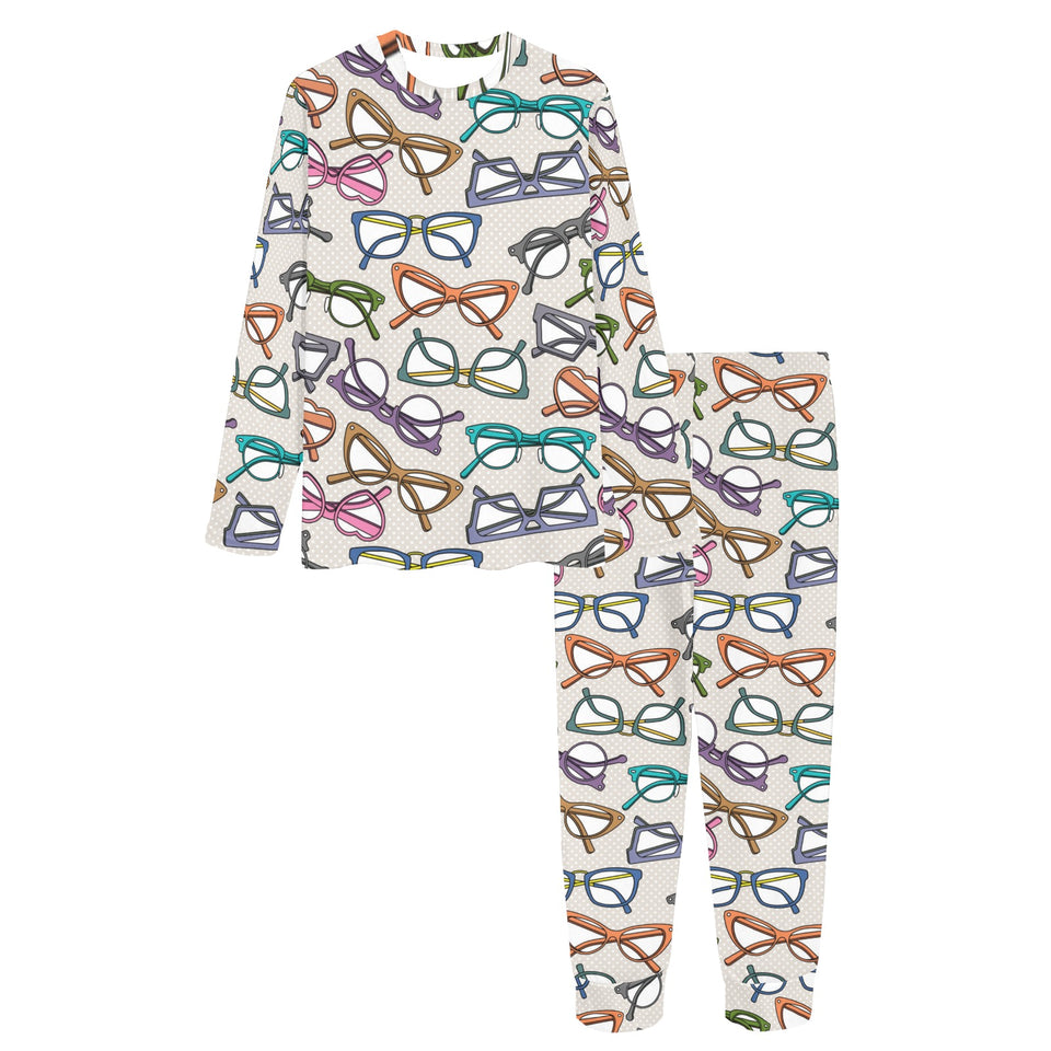 Sun Glasses Pattern Print Design 01 Women's All Over Print Pajama Set