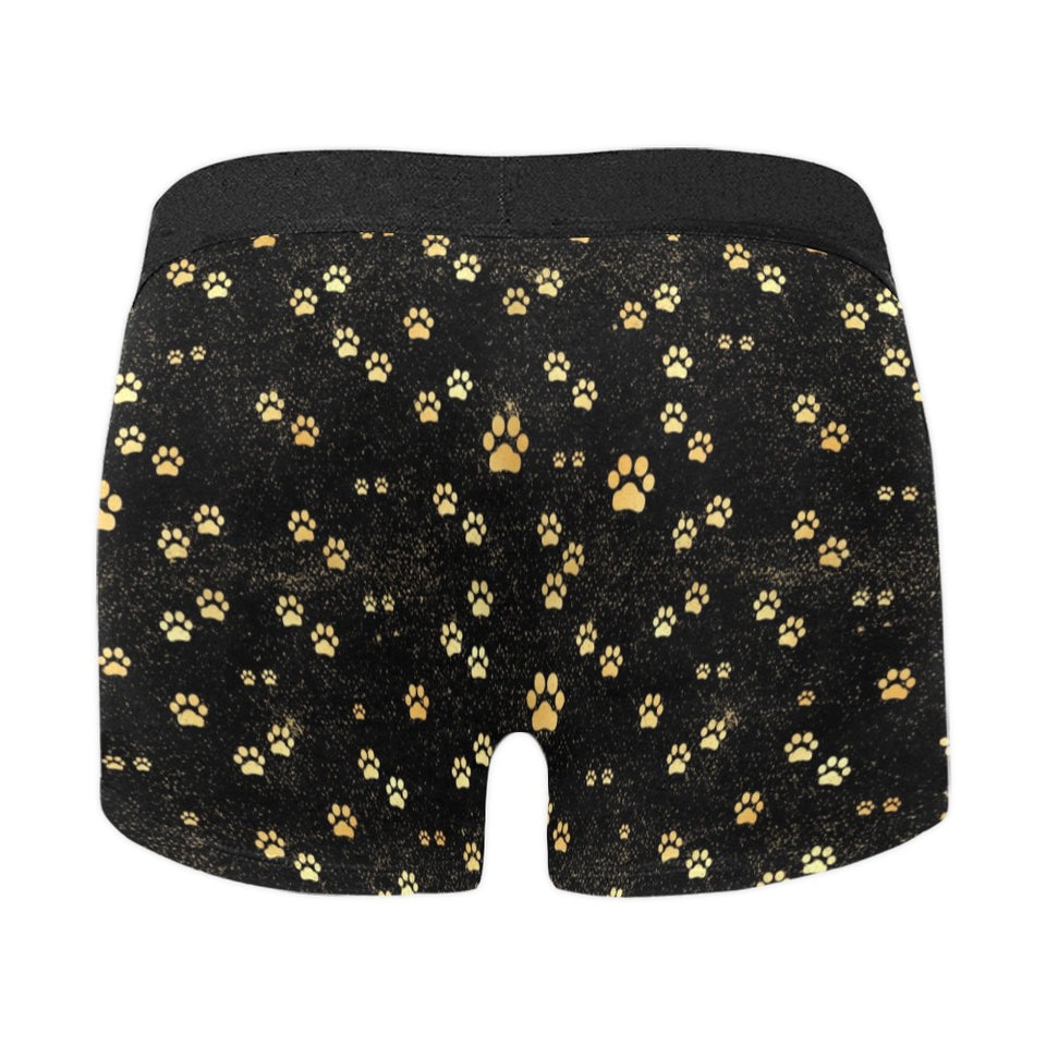 Dog Paws Pattern Print Design 05 Men's All Over Print Boxer Briefs Men's Underwear