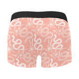 Snake lilies flower pattern Men's All Over Print Boxer Briefs Men's Underwear