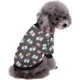 Camera Pattern Print Design 04 All Over Print Pet Dog Round Neck Fuzzy Shirt