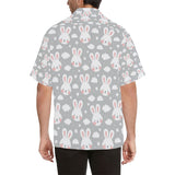 Rabbit cloud Pattern Men's All Over Print Hawaiian Shirt