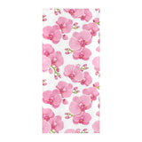 pink purple orchid pattern background Beach Towel