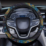 Beautiful peacock feather pattern Car Steering Wheel Cover
