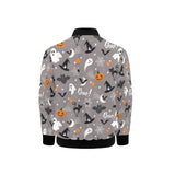 Halloween design pattern Kids' Boys' Girls' Bomber Jacket