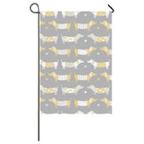 Cute dachshund dog pattern House Flag Garden Flag