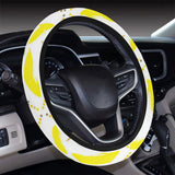 Durian pattern background Car Steering Wheel Cover