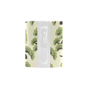 Bonsai pattern Classical White Mug (Fulfilled In US)