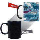 Whale design pattern Morphing Mug Heat Changing Mug