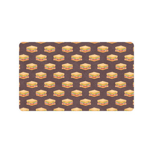 Sandwich Pattern Print Design 04 Doormat