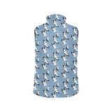 Seagull Pattern Print Design 04 Men's Padded Vest