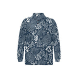 Coral Reef Pattern Print Design 05 Men's Long Sleeve Polo Shirt