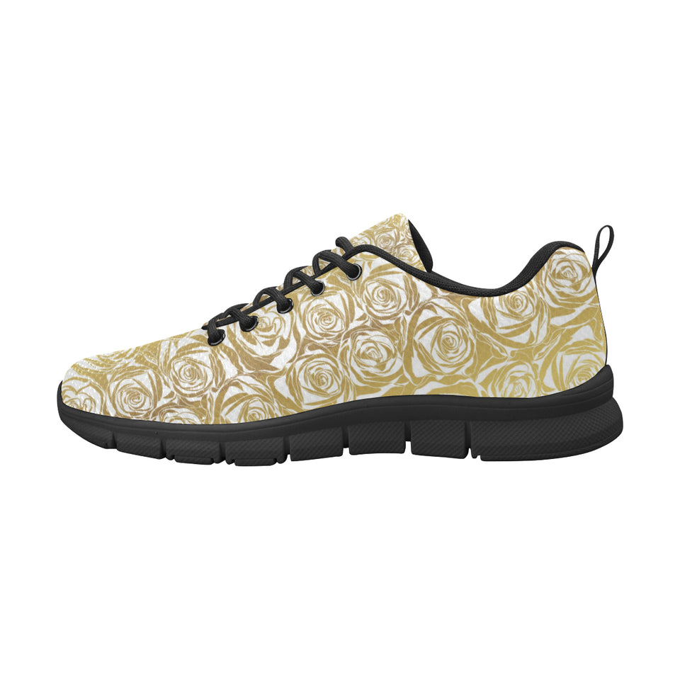 Rose Pattern Print Design 05 Women's Sneaker Shoes