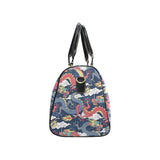 Blue red dragon cloud pattern Travel Bag
