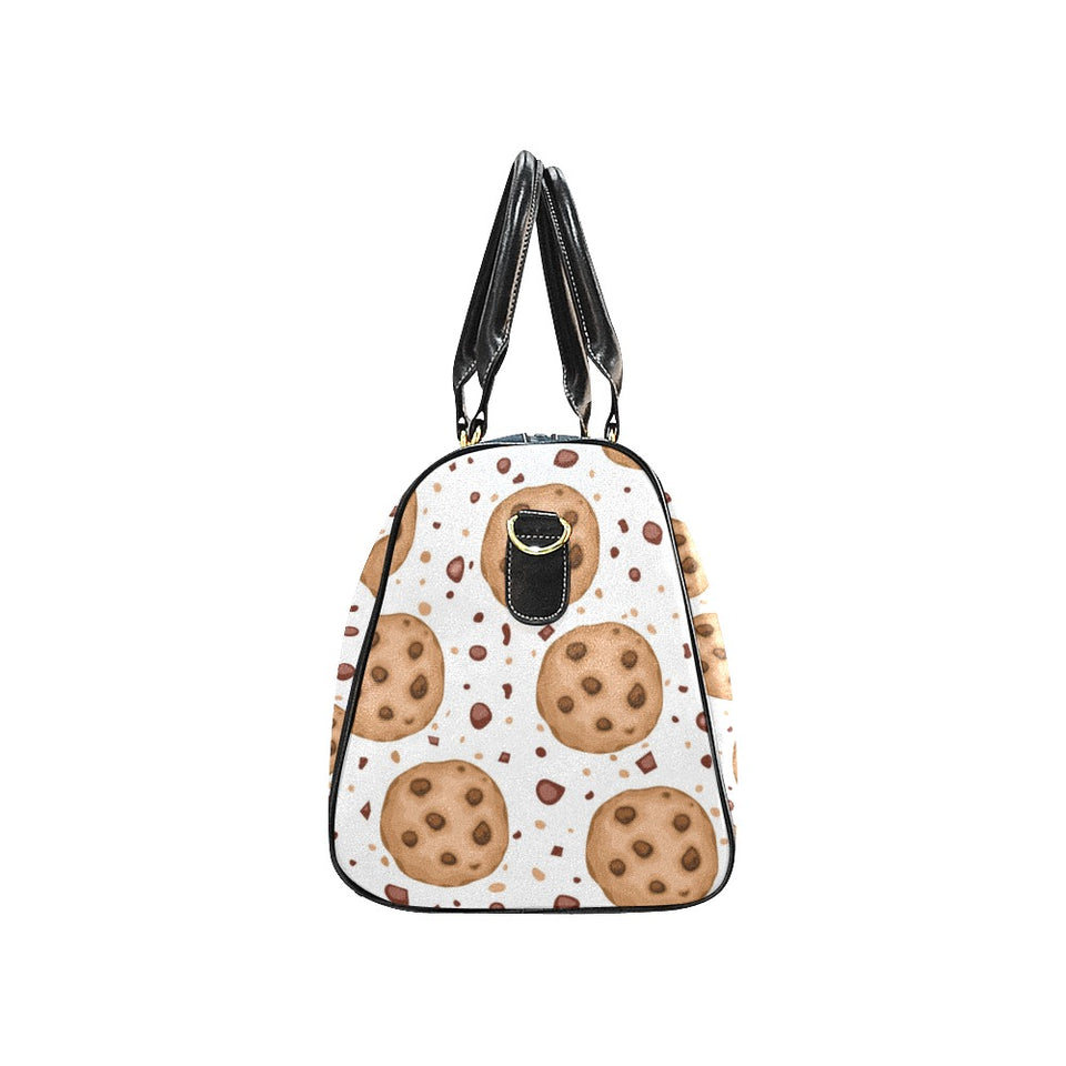chocolate chip cookie pattern Travel Bag