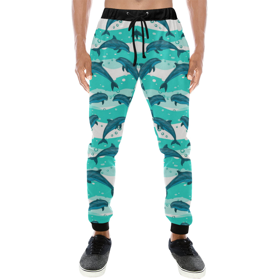 Dolphin sea pattern Unisex Casual Sweatpants