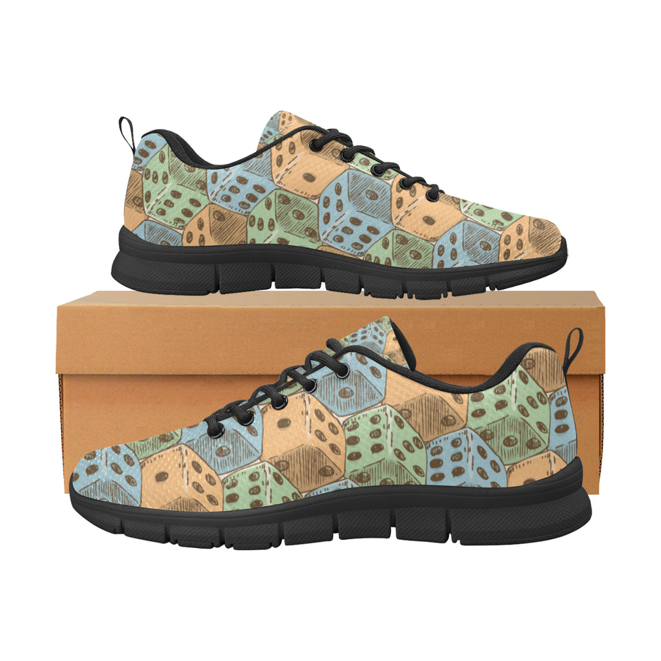 Dice Pattern Print Design 05 Women's Sneaker Shoes