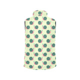 Snail Pattern Print Design 04 Women's Padded Vest