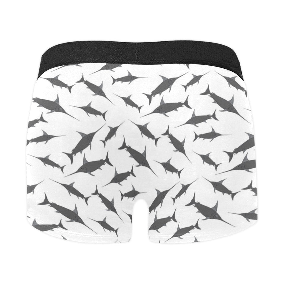 Swordfish Pattern Print Design 04 Men's All Over Print Boxer Briefs Men's Underwear