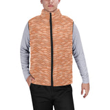 Brick Printed Pattern Print Design 02 Men's Padded Vest