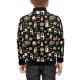 Raccoon watermelon pattern Kids' Boys' Girls' Bomber Jacket
