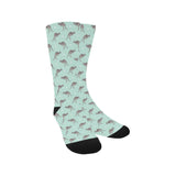 Kangaroo pattern background Crew Socks