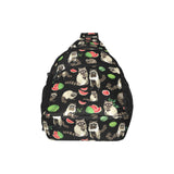 Raccoon watermelon pattern All Over Print Chest Bag