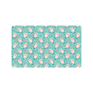 Pig Pattern Print Design 01 Doormat