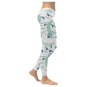 Crocodile diver pattern Women's Legging Fulfilled In US