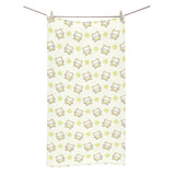 Cute cartoon frog baby pattern Bath Towel
