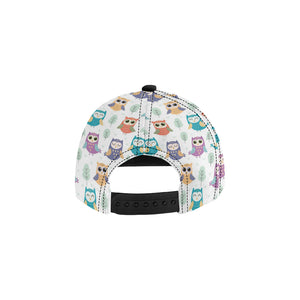 Cute owl pattern All Over Print Snapback Cap